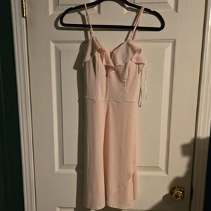 NWOT Candie's Soft Pink Midi Dress Size M